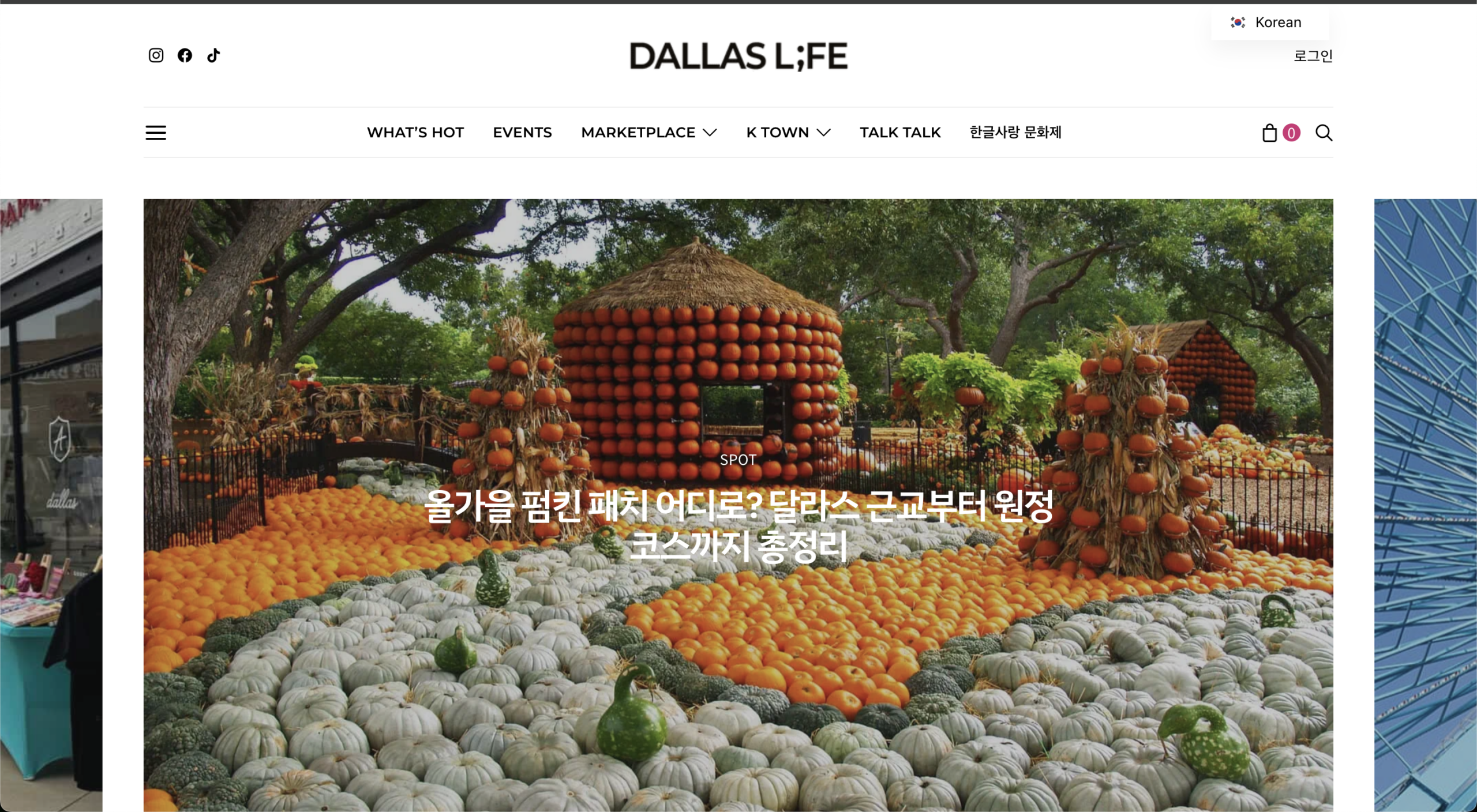 Dallas Life website